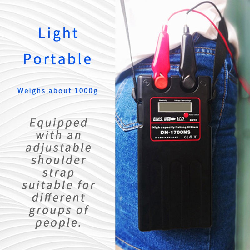 Electric Reel Battery Pack Black DN1700S 7.8Ah for Shimano Electric Fishing Reel Battery Pack