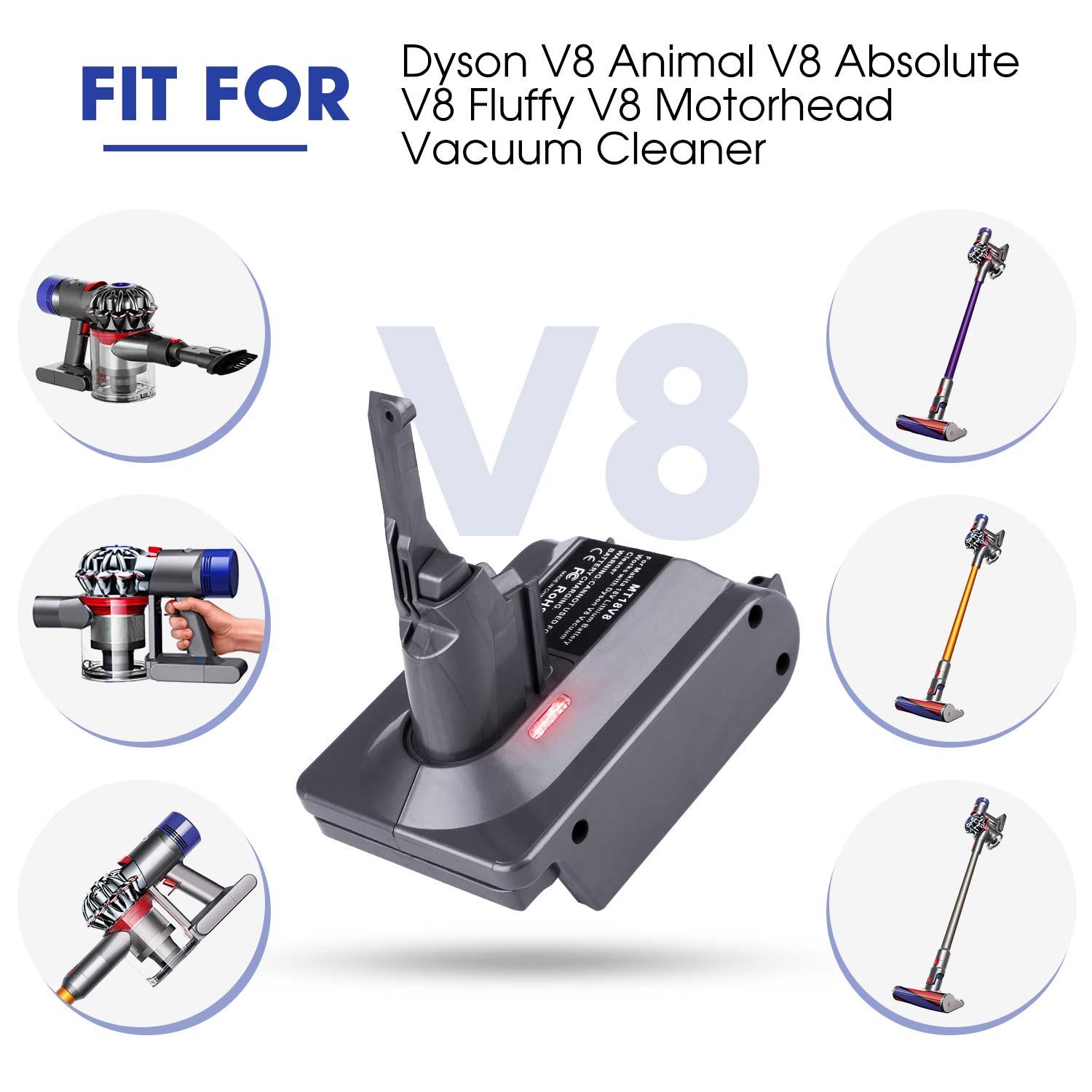 Dyson Battery Adapter Attachment For Dyson V6 V7 V8 V10 V11 Battery Adapter