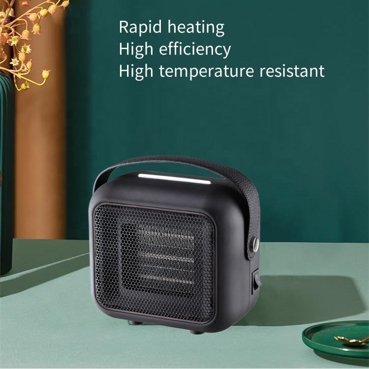 2022 Ptc Mini Usb Personal Portable Electric Space Fan Heater With Thermostat Room 500w