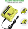 how to charge foy ryobi 40v battery charger OP401 40V 6.0Ah