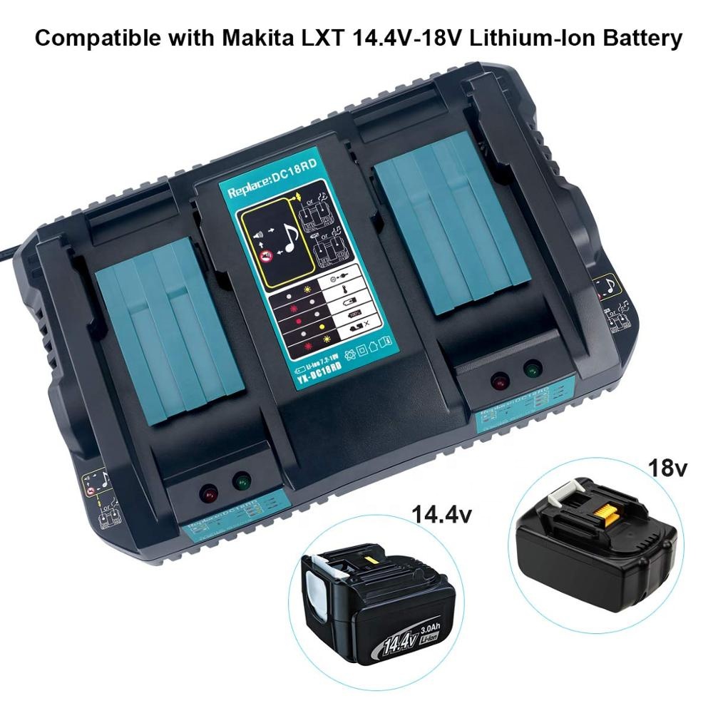 bl1850b makita charger dc18ra 18rf 18rc LXT® Lithium‑Ion Dual Port Rapid Optimum Charger