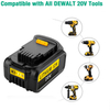 Replacement DeWalt DCB205 5.0Ah FlexVolt Battery DeWalt 20v XR Batteries